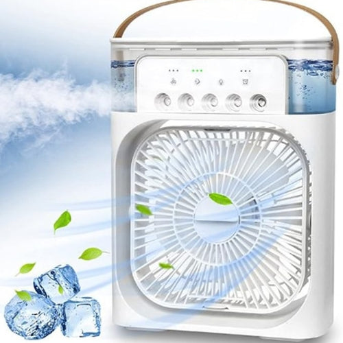 cooling fan with ice